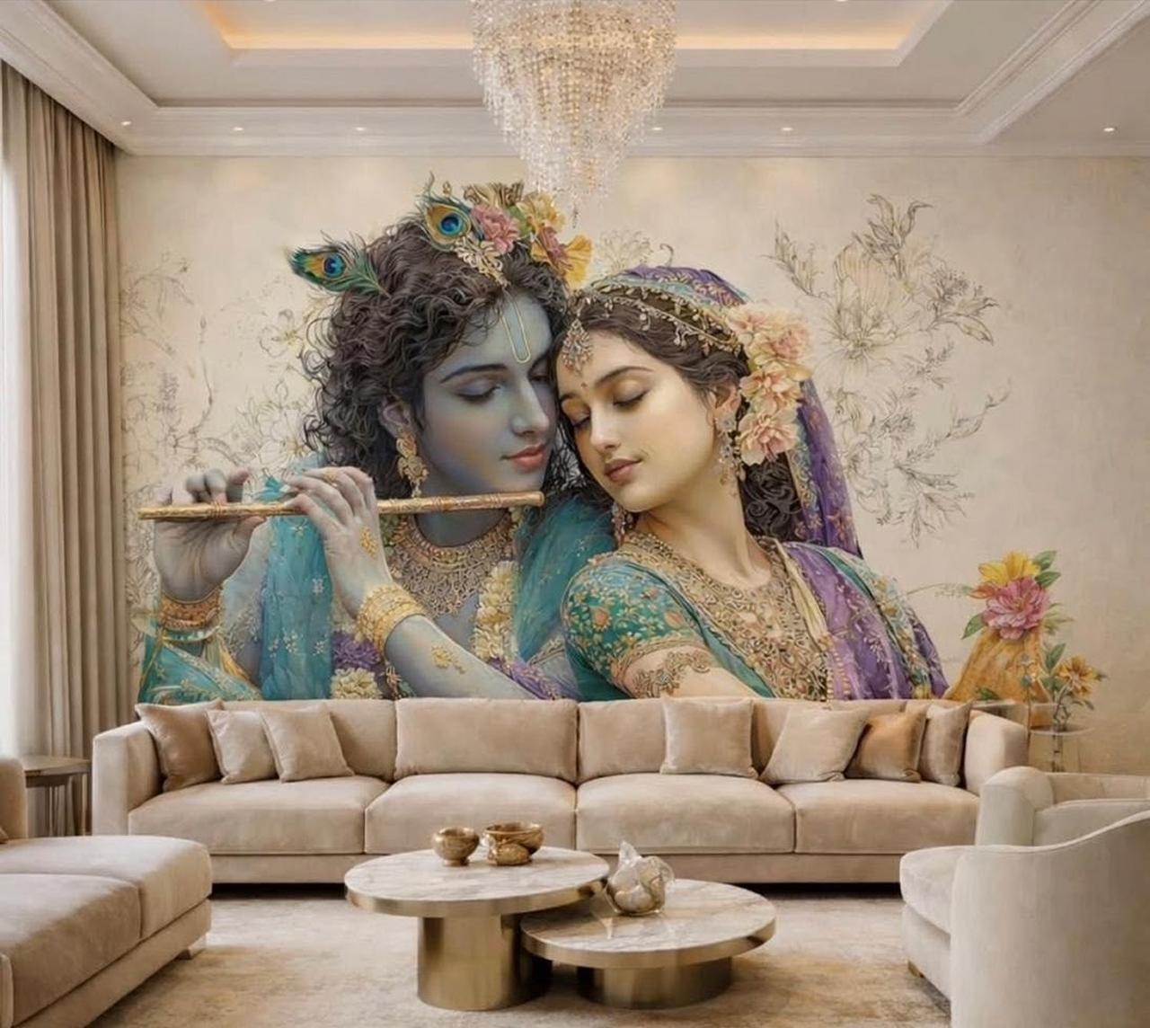 Beautiful interior wall art design